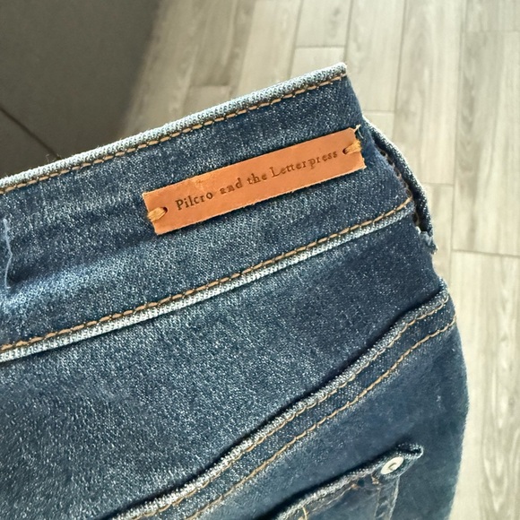 Pilcro and the letterpress|Anthro high rise denim leggings,medium wash jeans••28 - Picture 10 of 16